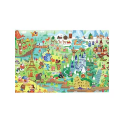 Rompecabeza Puzzle Cresko infantil el mundo cultura en internet