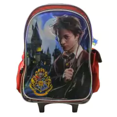Mochila Harry Potter escolar Cresko Howgarts Gryffindor carro