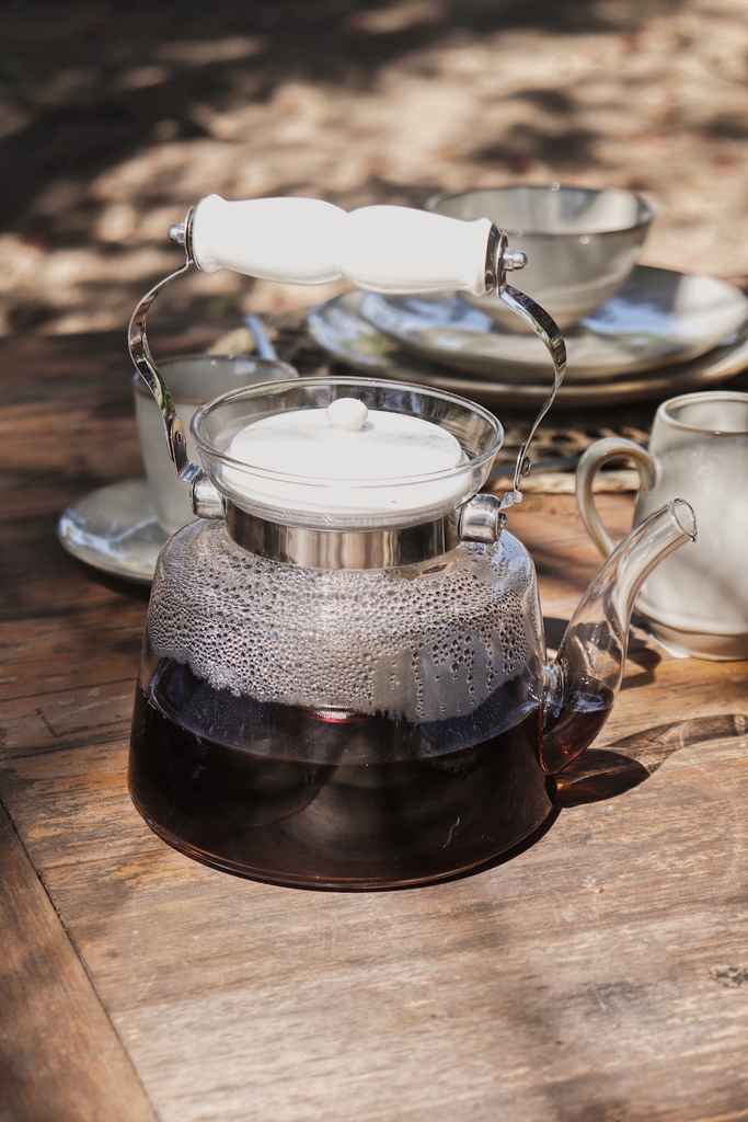 Cafetera a Embolo de vidrio templado y acero inoxidable 800cc – Mintakafé