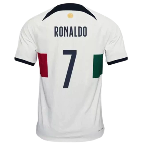 Camisa Portugal/Fora - Copa do Mundo - 2022 - Masculina/Cristiano Ronaldo  CR7 #7