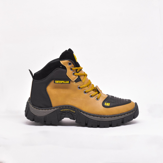 Tênis Bota Caterpillar Masculina Couro Frete Grátis Promoção