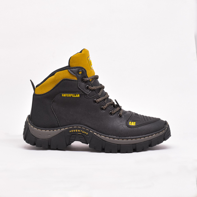 Bota Caterpillar Amarela Adventure Cano Alto