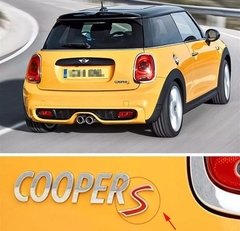 Emblema S Mini Cooper Traseiro Paralama 3cm - Promoção! na internet