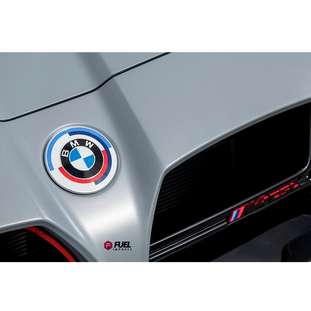 Emblema BMW Especial Comemoração Aniversário 50 anos 82mm