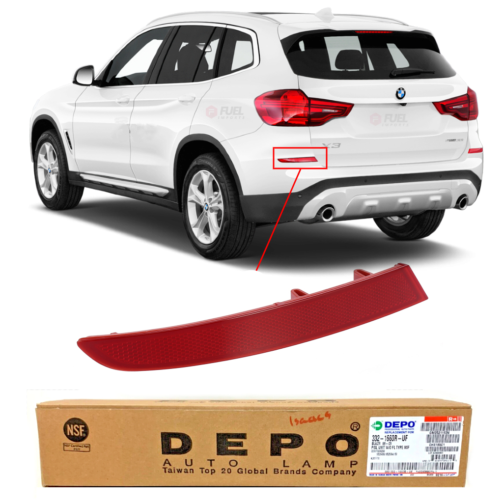 Reflektorleuchte Für BMW X3 Stoßstange - 63147419927/63147419928 Für G01 G08 F97 2017-2021