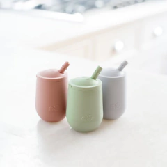 Vaso de Silicona con sorbete | Cup Toddler EZPZ® Sage (+12 Meses) - comprar online