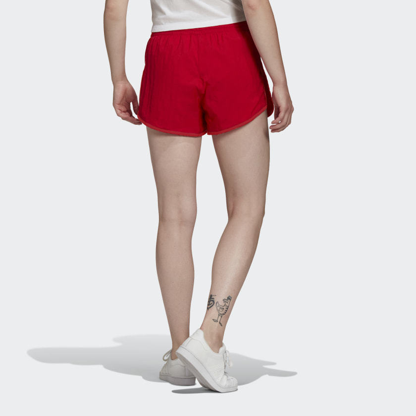 short adidas vermelho feminino