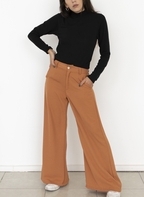 PANTALON SASTRERO ANCHO HEBILLA | Distrito Moda