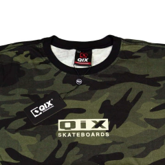 Camiseta Print Qix Skateboards Camuflada Original na internet