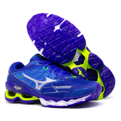 Imagem do Kit 2 Tênis Mizuno Wave Creation 20 Preto e Prata + Azul e Amarelo