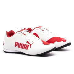 Kit 2 Pares Tênis Puma Bmw Cat 2 Branco e Vermelho + Marinho e Branco - comprar online