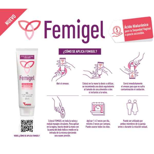 femigel gel hidratante humectante vaginal femenino