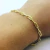 Corrente - 4 mm (72cm) + Pulseira +Pingente Letra E - comprar online