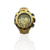 Relógio Dourado Borda Preta - comprar online