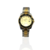 Relógio Ro Dourado Pulseira Prata + Corrente Grumet Com Pingente de Brinde na internet