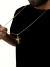 Corrente - 72cm + Pulseira Com Pingente De Brinde Crus Stilo Banhado Ouro 18k - Meu Estilo Joias