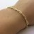 Corrente - 3mm (70cm) + Pulseira Com Pingente De Brinde Estrela Davi Banhado Ouro 18k na internet
