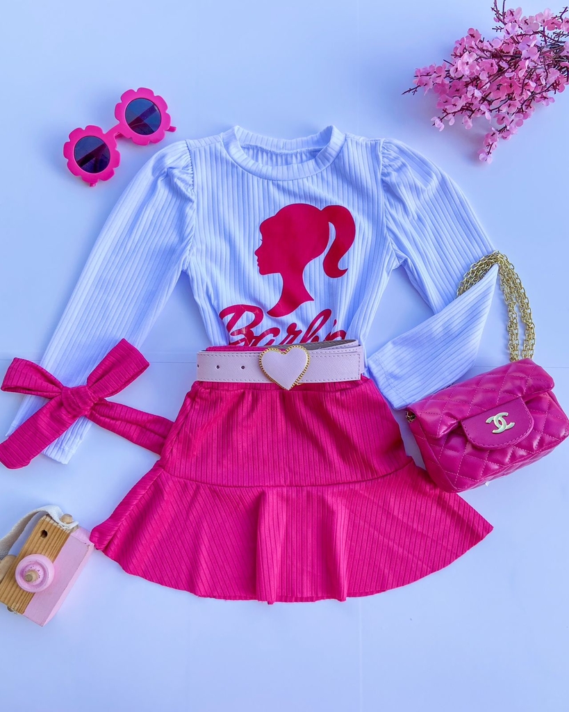 Conjunto Roupa Infantil Barbie