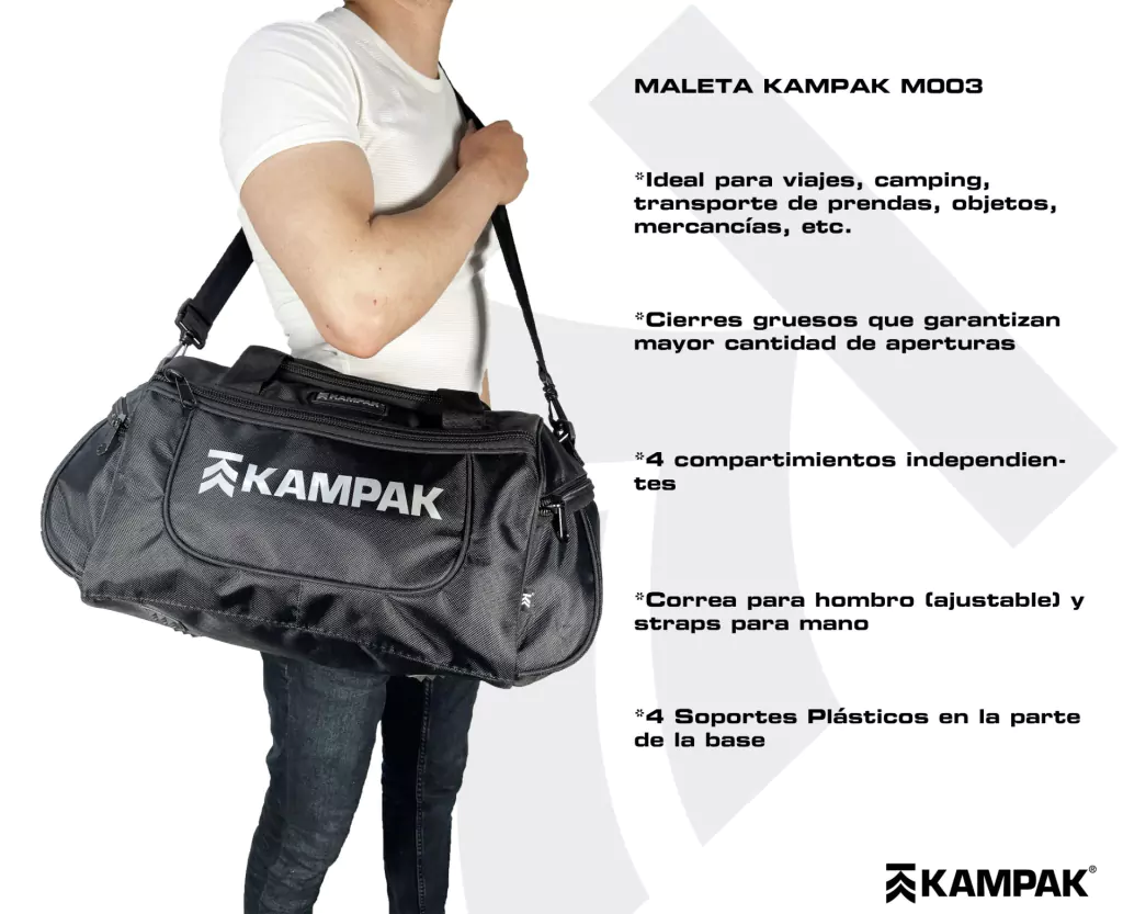 Hacer la cena Autonomía Vagabundo Maleta Deportiva Kampak M003 Gimnasio Multiusos Viaje Gym