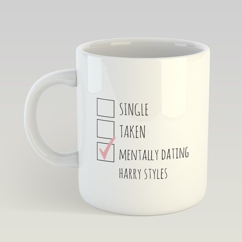Caneca Mentally Dating Harry Styles - Caneato Store