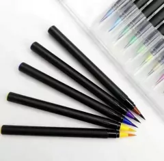 Watercolor Brush Pen X 20 Punta Pincel + 1 pincel de agua recargable de regalo - comprar online
