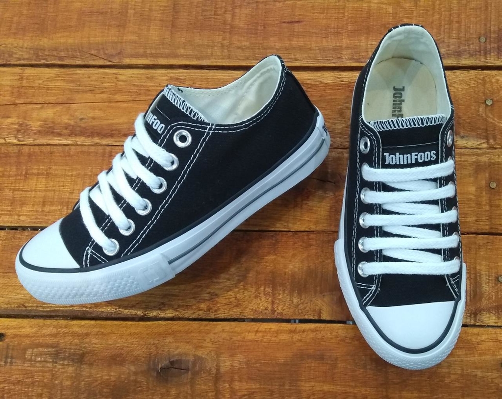 ZAPATILLA JOHN FOOS NEGRA COD 1820002 - PatasOnline