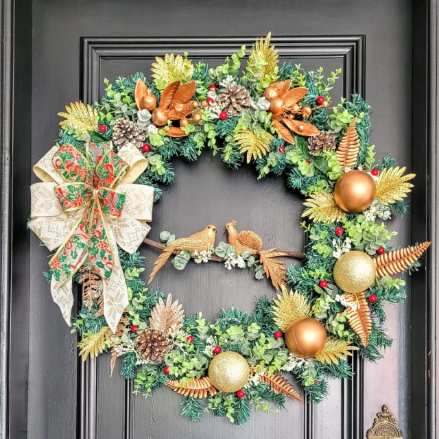 Guirlanda Natalina Cobre E Dourada 70m Pássaro Natal Guirlanda Natalina Cobre E Dourada 70m Pássaro Natal