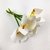 Orquidea Maço Planta Artificial Permanente x5 Silicone Branca na internet