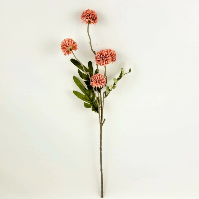 Cravo Rosa Buquê 52x10cm Flor Planta Artificial