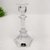 Castiçal Transparente Vidro Candelabro Decoração 20x11cm P - comprar online