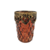Vasinho Castiçal Rubi Bronze 10x7x7cm Vaso Decoração