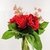Buquê Mix Rosa Vermelha Planta Artificial Permanente 30x21cm - comprar online