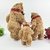 Urso Andando Palha Decoração Natal Luxo 38/30/19cm Enfeite - loja online