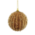 Bola de Natal Decorada Dourada Glitter Kit 3pç Bolas 8,0cm