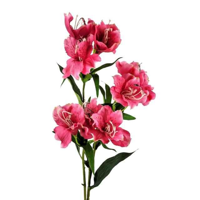 Astromelia Rosa 60x20cm Planta Artificial Flor Permanente