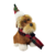 Cachorro Schnauzer Marrom com Gorro de Natal 14x9x14cm