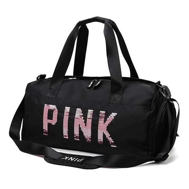 Bolsa academia feminina pink clearance