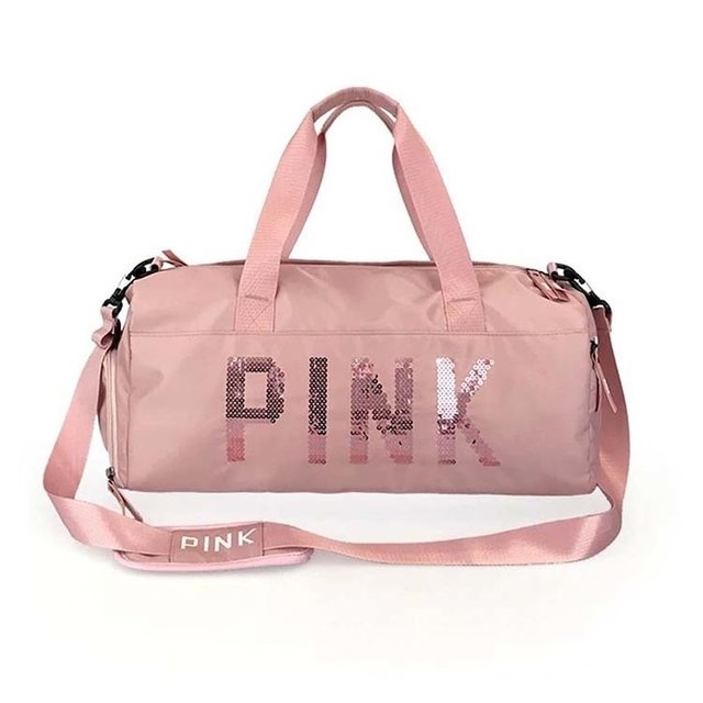 Bolsa academia feminina pink clearance