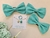 Gravata borboleta Oxford e Pulseira Verde Tiffany para Padrinhos de Casamento