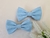 Gravata Borboleta Oxford Azul Serenity Infantil para Pajem de Casamento
