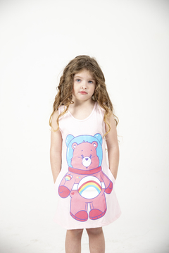 Vestido jersey Niña Cheer Astronauta Rosa