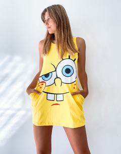 Vestido Jersey s/mangas Bob