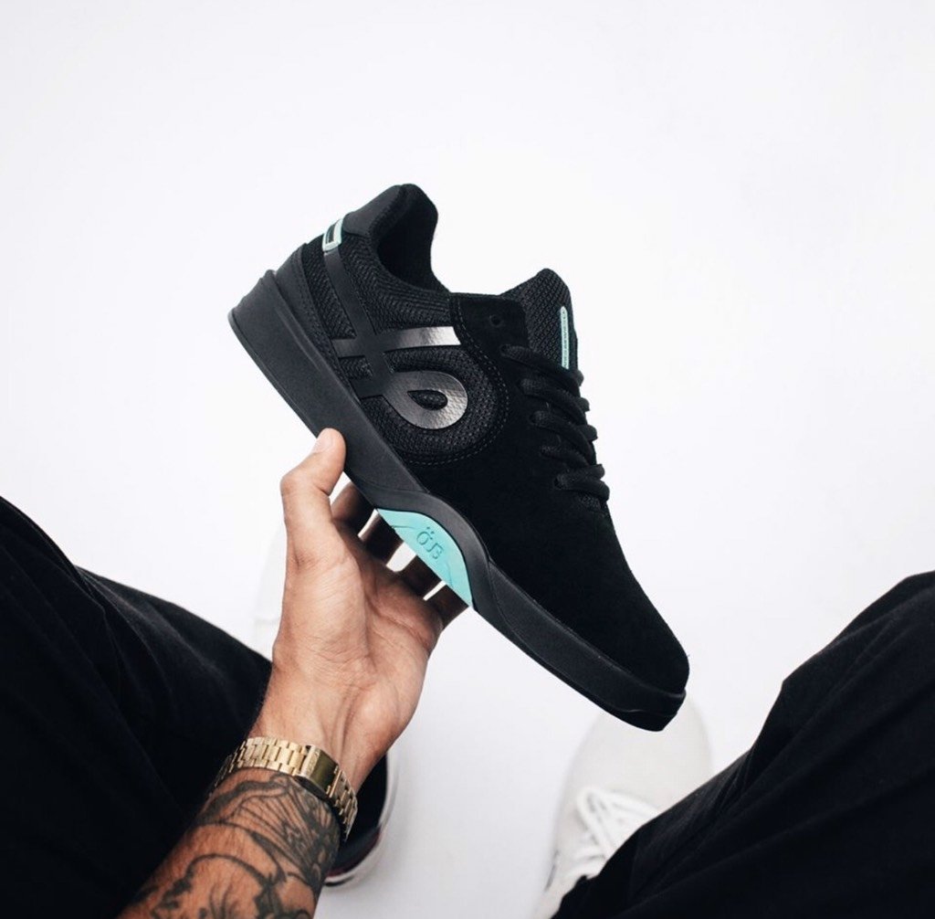 Tênis Ous Imigrante Preto Turquesa - Loja HIP