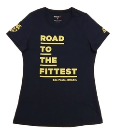 Camiseta Feminina Reebok Crossfit Bcc 2019 Azul Original