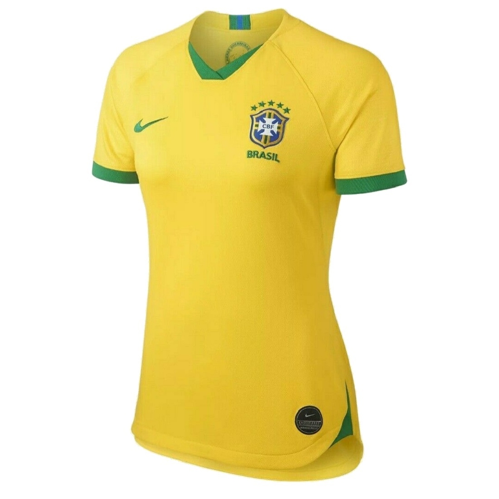 Camisa Feminina Seleção Brasileira CBF 2019 Amarela Original