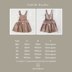 Vestido Amalia Natural - tienda online