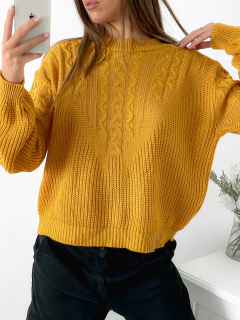 Sweater ccon trenzas Garland en internet