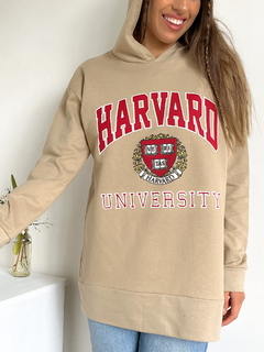 Maxi buzo rustico con capucha Harvard - comprar online
