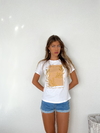 Remera algodón Hojas laurel foil - comprar online
