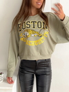 Buzo rustico ancho manga globo Boston Massachusetts - comprar online